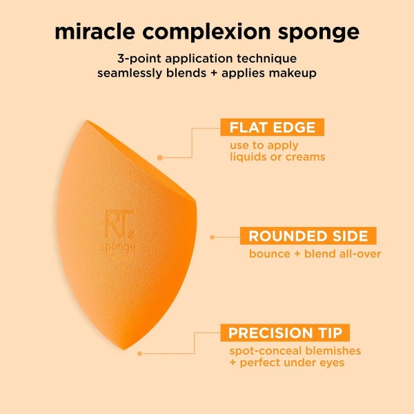 Miracle Complexion Sponge Makeup Blender + Travel Case