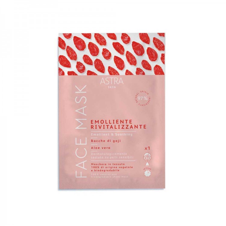 Revitalizing emollient face mask