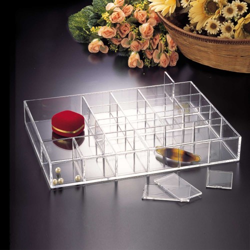  JEWELLRY TRAY WITH REMOVABLE DIVIDER LARGE  F1298