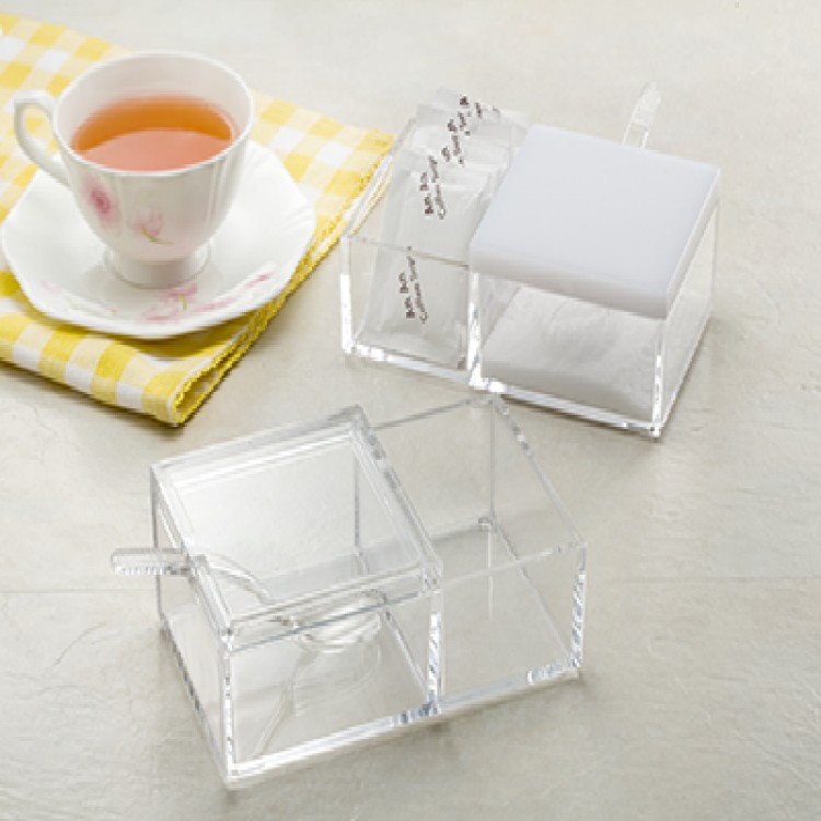 Twin Sugar Bowl W/Spoon