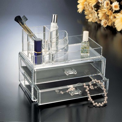 3 STEP COSMETIC ORGANIZER WITH 2 DRAWER
