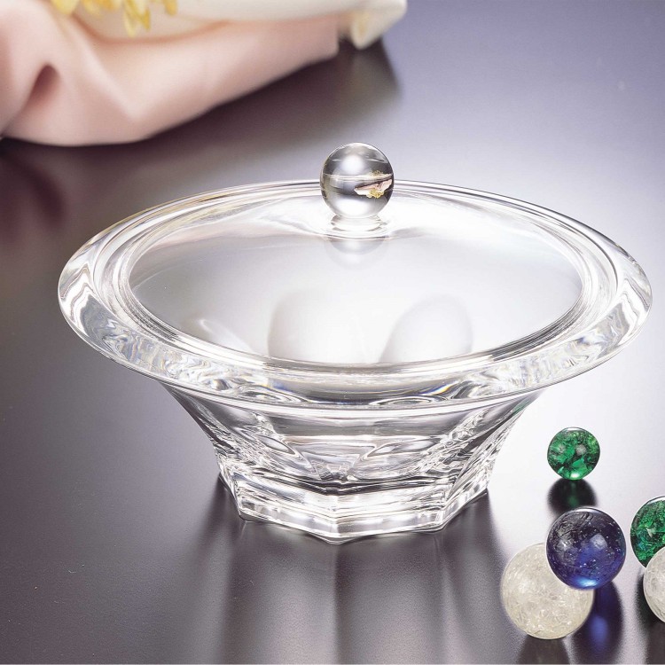 DATES BOWL WITH ROUND KNOB