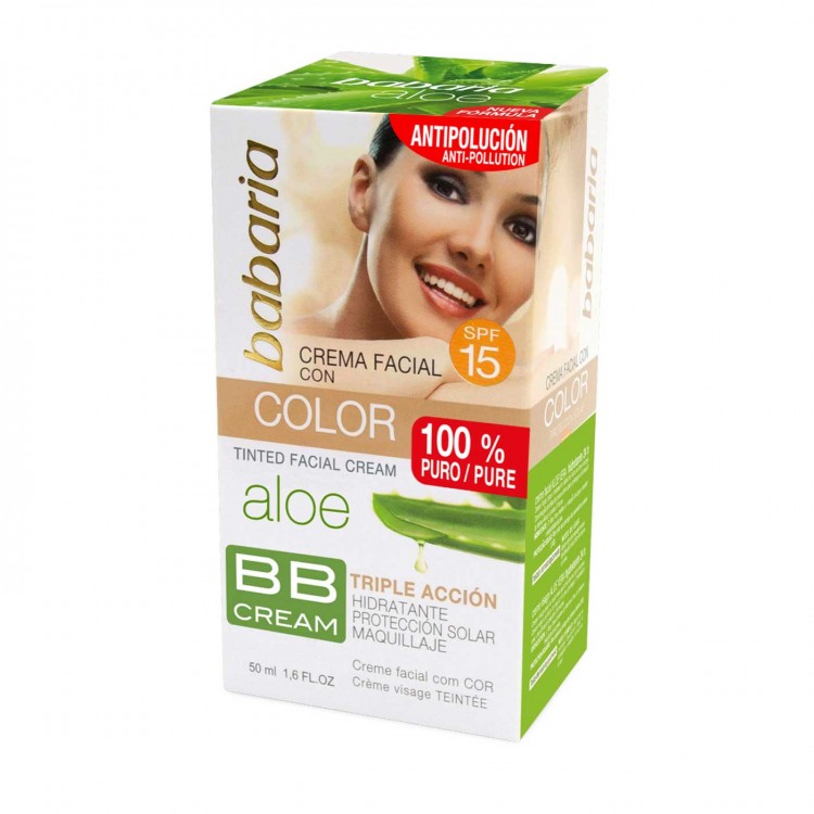 Face Cream SPF15 + Aloe Vera Tinted BB Cream Face Cream SPF15 + Aloe Vera Tinted BB Cream