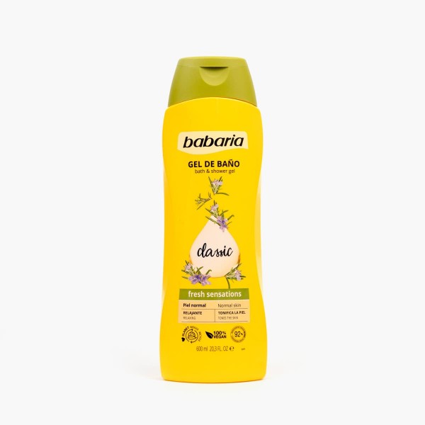 BABARIA TONING BATH AND SHOWER GEL -600ML