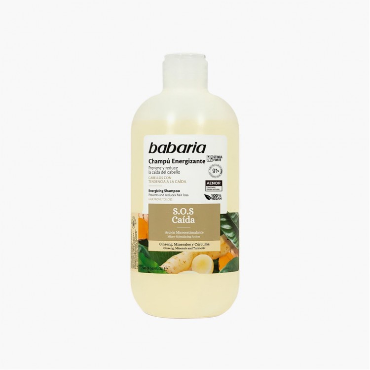BABARIA ENERGIZING SHAMPOO S.O.S HAIR CAIDA BABARIA ENERGIZING SHAMPOO S.O.S HAIR CAIDA