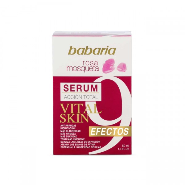 BABARIA SERUM 9 EFFECTS VITAL SKIN - ROSEHIP OIL