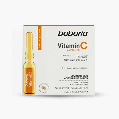 BABARIA VITAMIN C SKIN RADIANCE AND HYDRATION AMPOULES