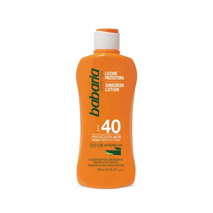 BABARIA SUNSCREEN LOTION WITH ALOE VERA SPF 40