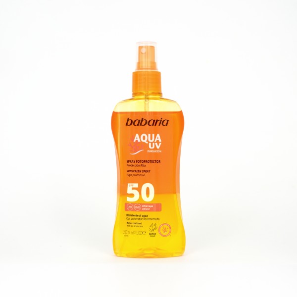 BABARIA AQUA UV SUNSCREEN SPRAY SPF50