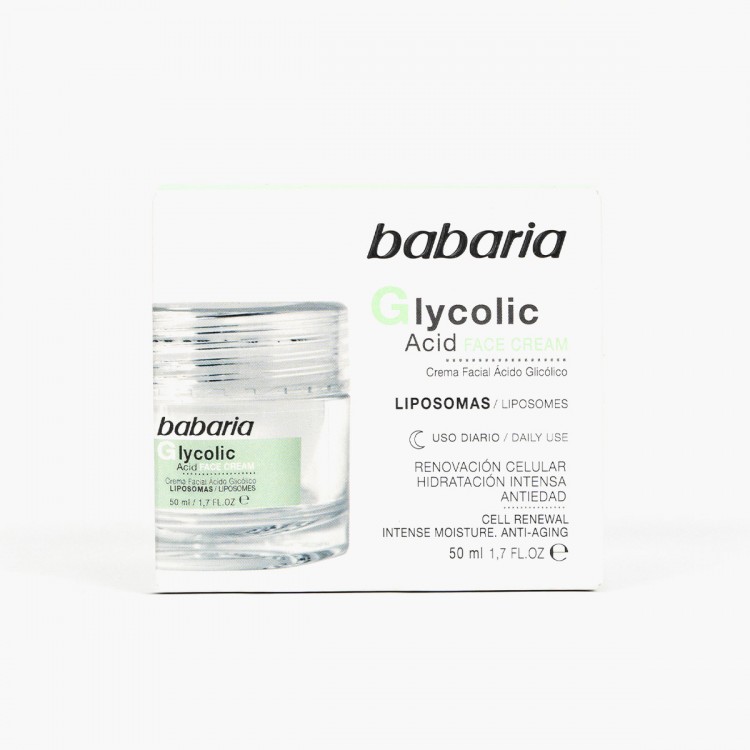 BABARIA GLYOLIC ACID FACE CREAM