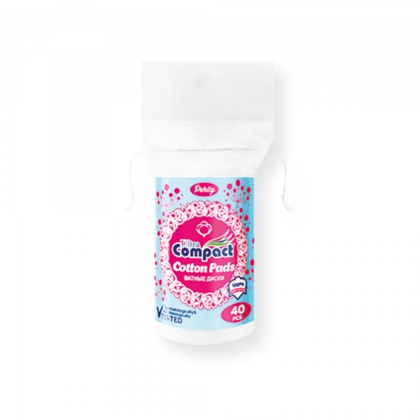 Ultra Compact Cotton Pads 40 pcs