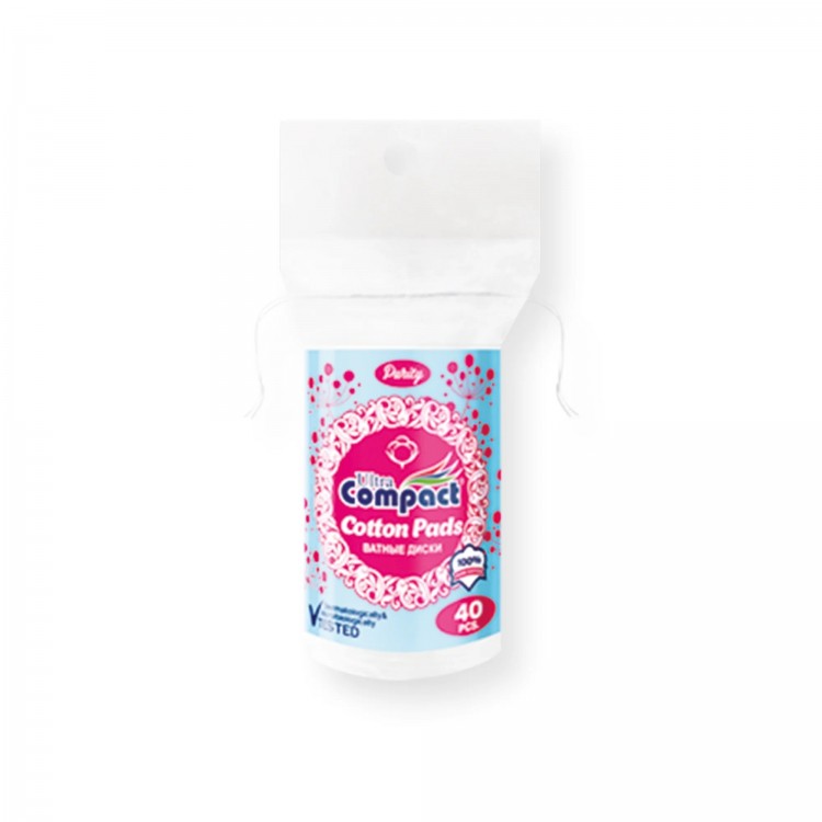 Ultra Compact Cotton Pads 40 pcs Ultra Compact Cotton Pads 40 pcs