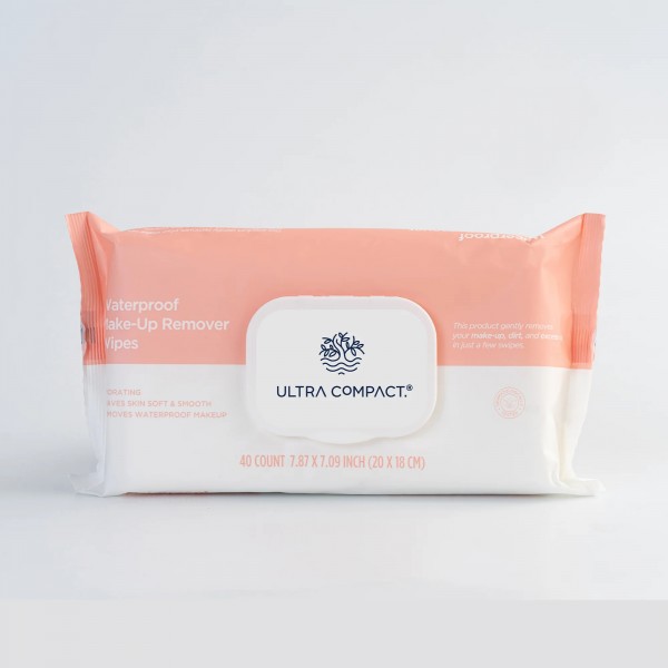 Ultra Compact Waterproof Make-Up Remover Wipes Ultra Compact Waterproof Make-Up Remover Wipes