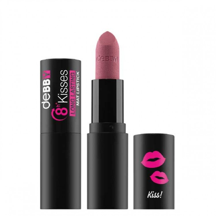 DEBBY 8h KISSES long lasting MAT LIPSTICK - KIND ROSE DEBBY 8h KISSES long lasting MAT LIPSTICK - KIND ROSE