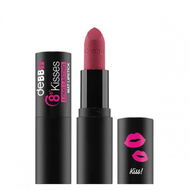 DEBBY 8h KISSES long lasting MAT LIPSTICK - CREATIVE RASPBERRY DEBBY 8h KISSES long lasting MAT LIPSTICK - CREATIVE RASPBERRY