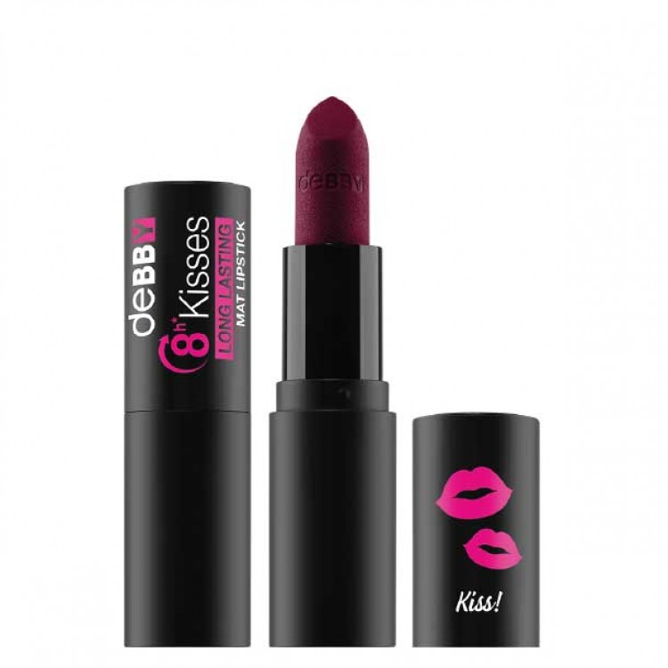DEBBY 8h KISSES long lasting MAT LIPSTICK - ADVENTUROUS VIOLET DEBBY 8h KISSES long lasting MAT LIPSTICK - ADVENTUROUS VIOLET