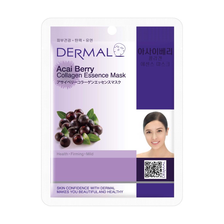 DERMAL FACE MASK - ACAI BERRY-036 DERMAL FACE MASK - ACAI BERRY-036