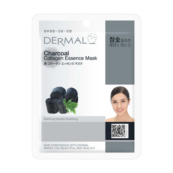 DERMAL FACE MASK -CHARCOAL-019 DERMAL FACE MASK -CHARCOAL-019