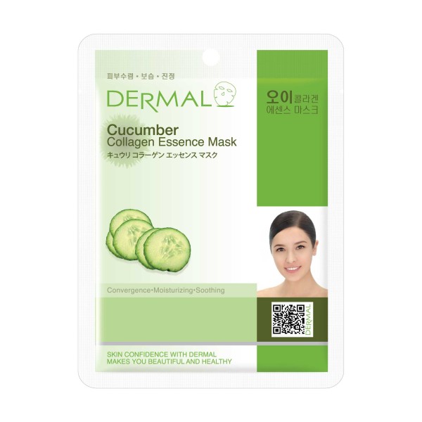 DERMAL FACE MASK -CUCUMBER -020 DERMAL FACE MASK -CUCUMBER -020