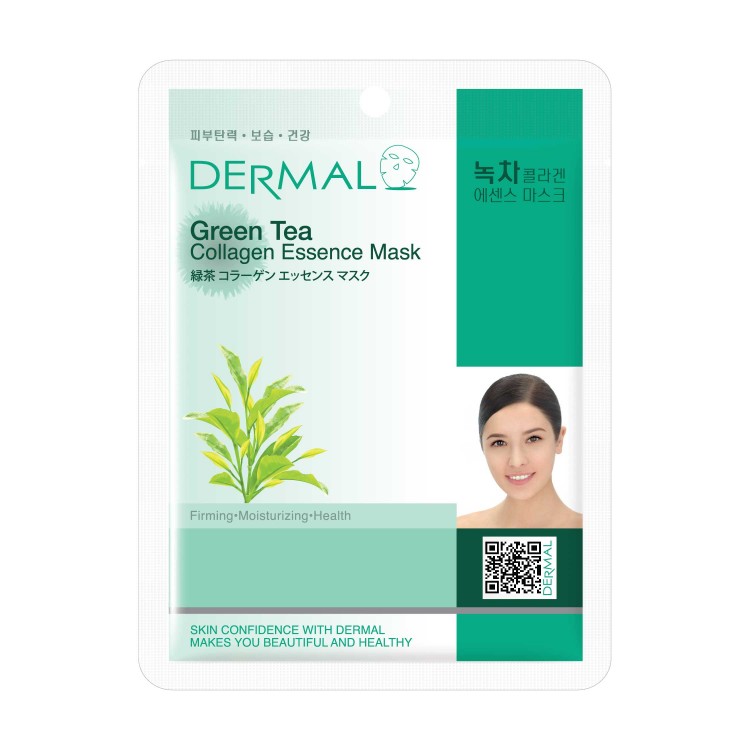 DERMAL FACE MASK - GREEN TEA 010 DERMAL FACE MASK - GREEN TEA 010