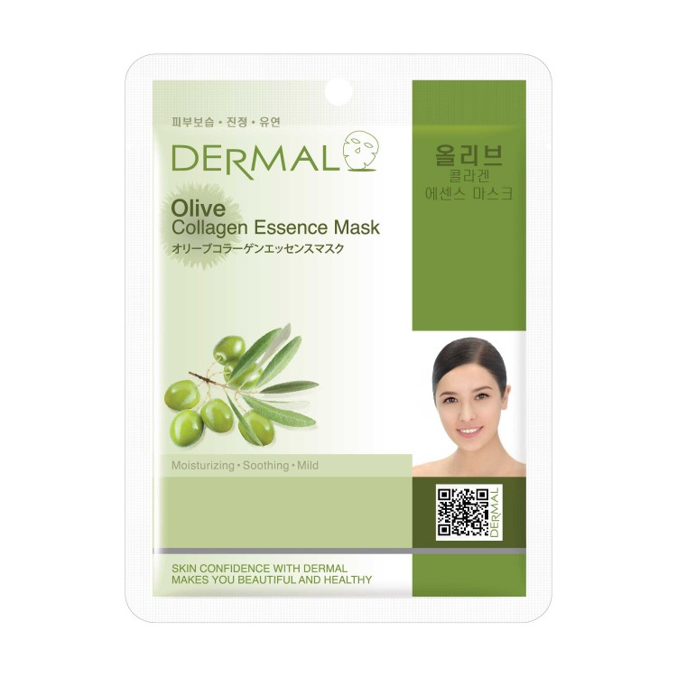 DERMAL FACE MASK -OLIVE -035