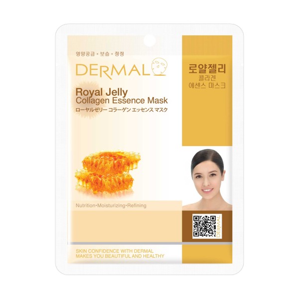 DERMAL FACE MASK -ROYAL JELLY-002 DERMAL FACE MASK -ROYAL JELLY-002