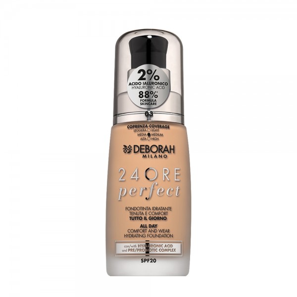 DEBORAH 24ORE PERFECT FOUNDATION WITH HYALURONIC ACID