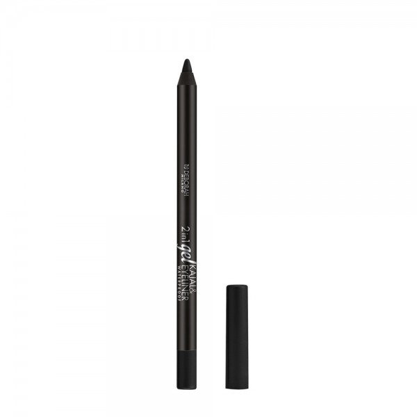 DEBORAH 2IN 1 Kajal Gel & Eyeliner -01 BLACK