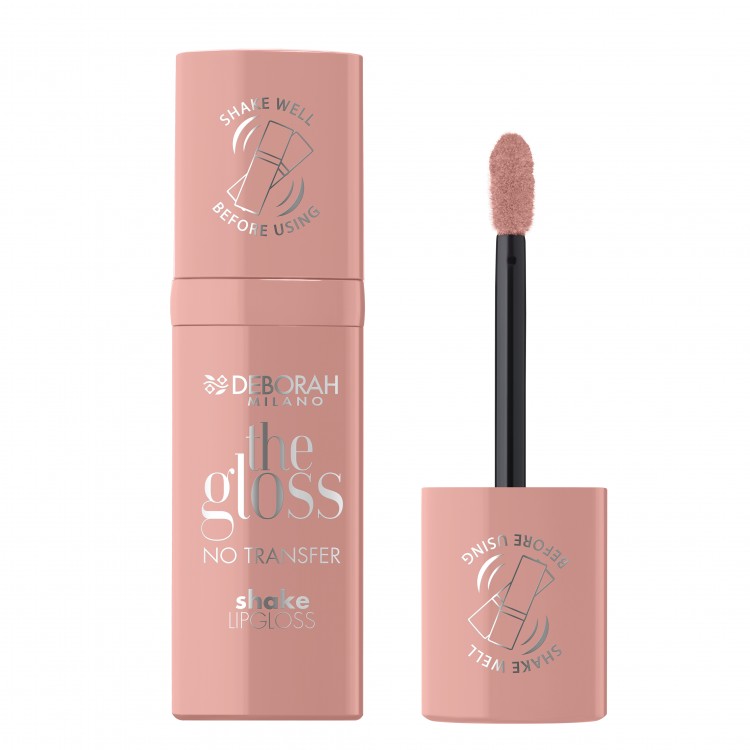 DEBORAH THE GLOSS NO TRANSFER SHAKE LIPGLOSS -NUDE LOOK