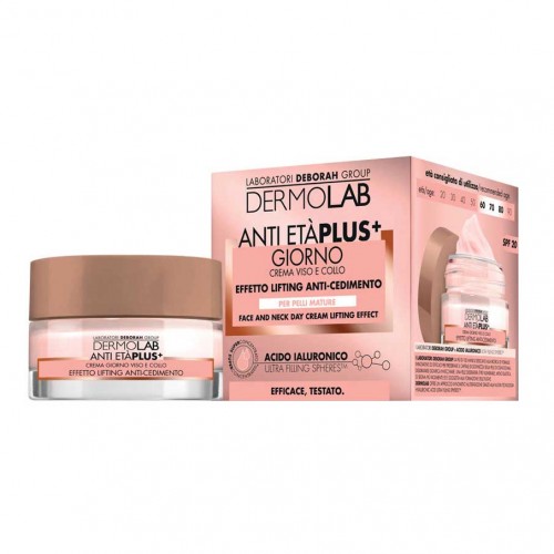 DERMOLAB FACE AND NECK DAY CREAM, LIFTING AND ANTI-SAGGING EFFECT