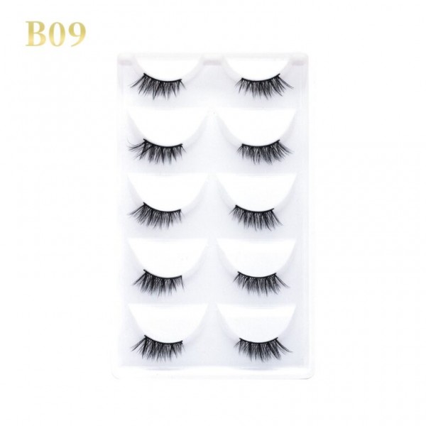 GLORIA BEAUTY FLAWLESS EYELASHES 5 PCS SET