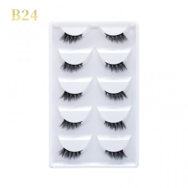 GLORIA BEAUTY FLAWLESS EYELASHES 5 PCS SET