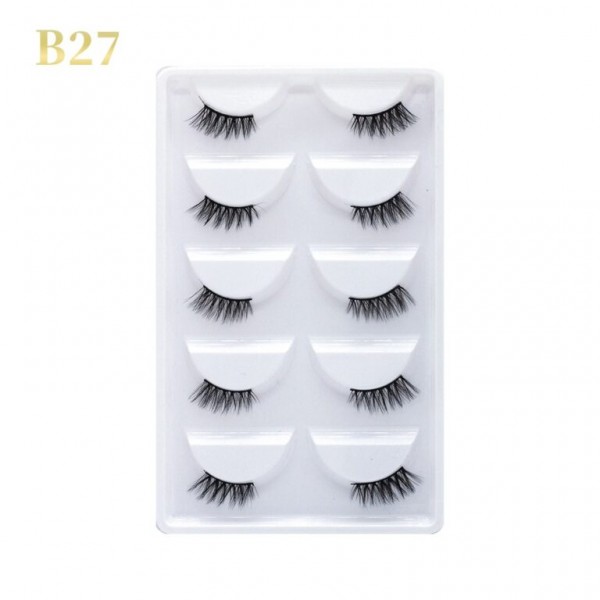 GLORIA BEAUTY FLAWLESS EYELASHES 5 PCS SET