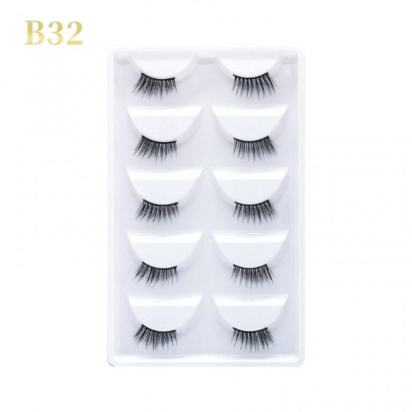 GLORIA BEAUTY FLAWLESS EYELASHES 5 PCS SET
