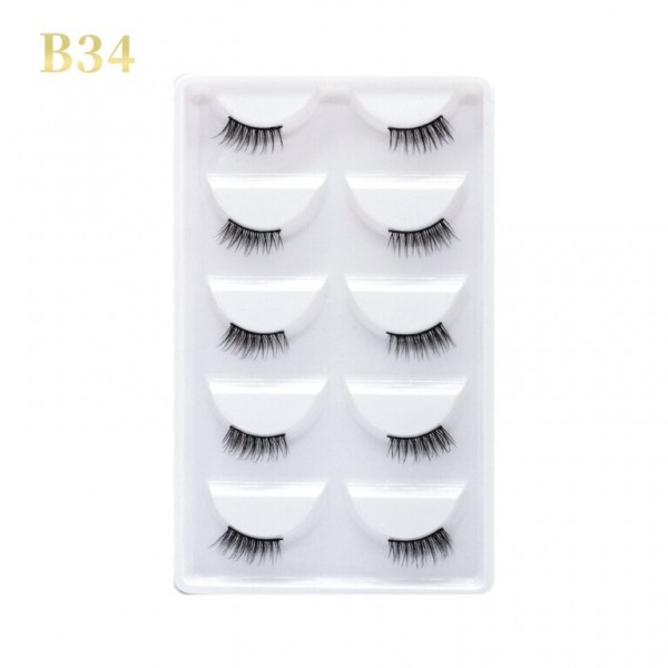 GLORIA BEAUTY FLAWLESS EYELASHES 5 PCS SET
