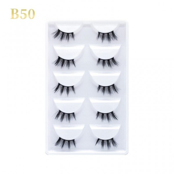 GLORIA BEAUTY FLAWLESS EYELASHES 5 PCS SET