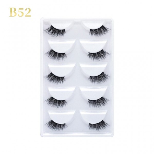 GLORIA BEAUTY FLAWLESS EYELASHES 5 PCS SET