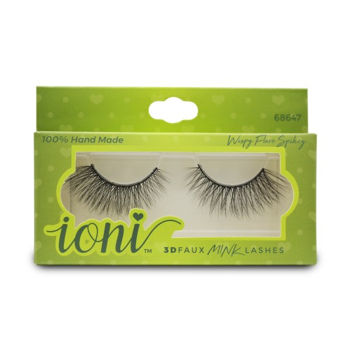IONI 3D FAUX MINK LASHES- WISPY FLARE SPIKEY