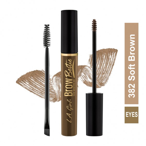 LA GIRL BROW BESTIE GEL WITH DUAL- ENDED BRUSH