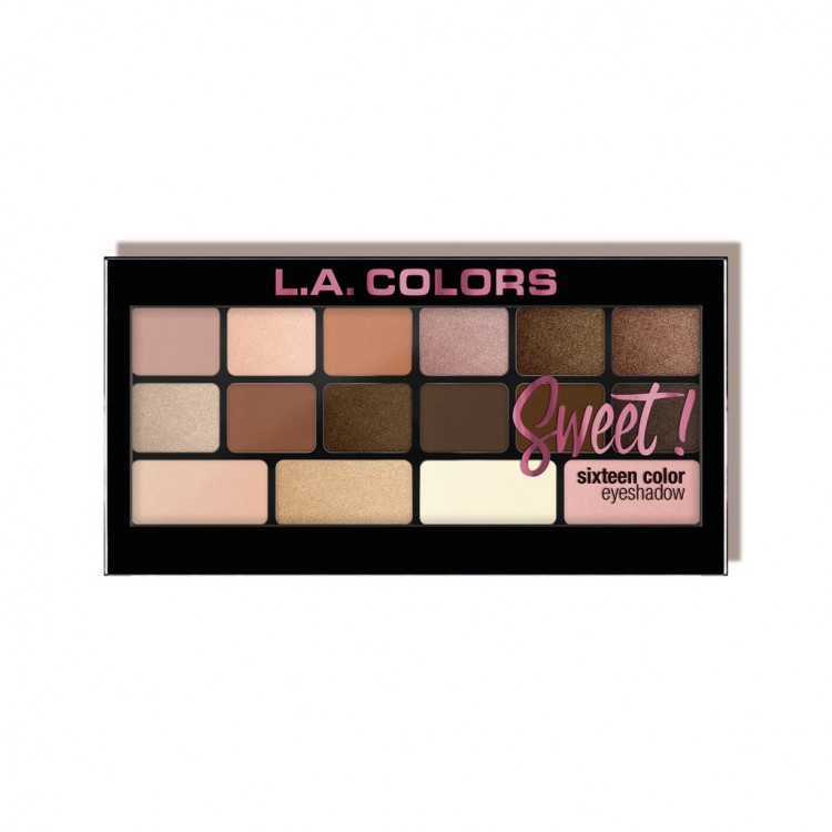 LA COLORS Sweet! 16 Color Eyeshadow LA COLORS Sweet! 16 Color Eyeshadow