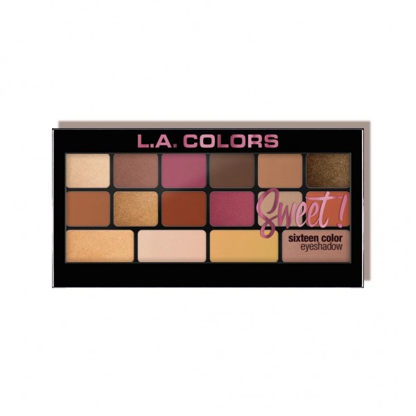 LA COLORS Sweet! 16 Color Eyeshadow LA COLORS Sweet! 16 Color Eyeshadow