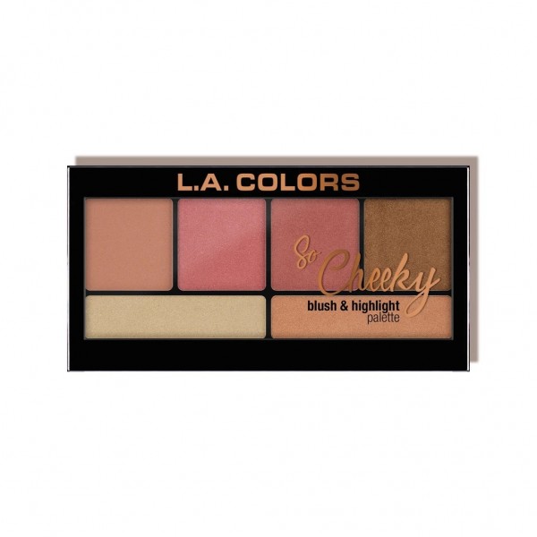 L A COLORS So Cheeky Blush & Highlight Palette L A COLORS So Cheeky Blush & Highlight Palette