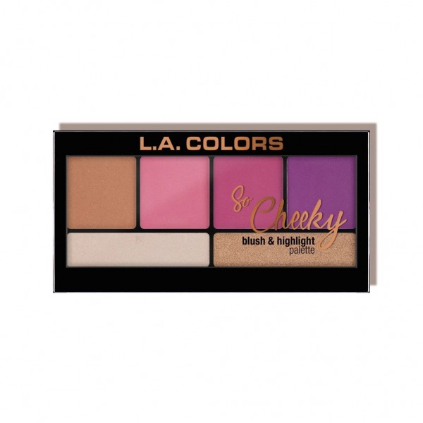 L A COLORS So Cheeky Blush & Highlight Palette L A COLORS So Cheeky Blush & Highlight Palette
