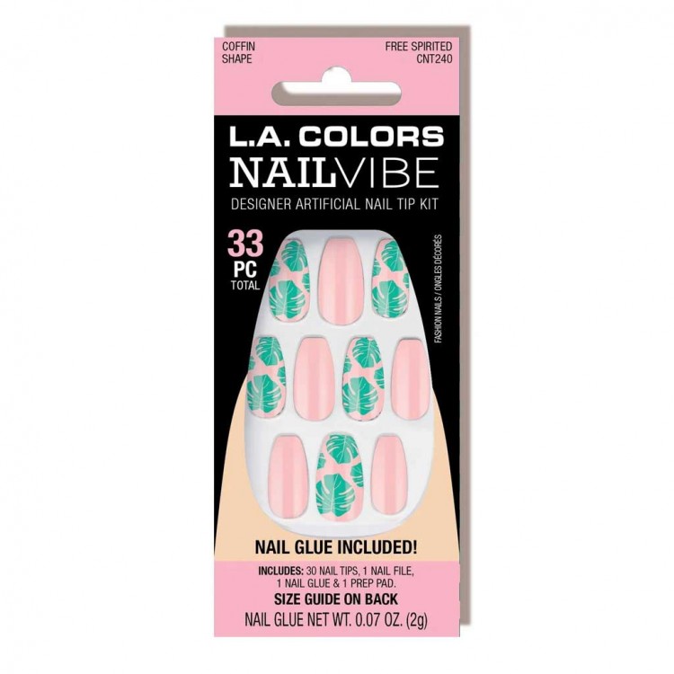 LA COLORS NAIL VIBE DESIGNER ARTIFICIAL NAIL TIP