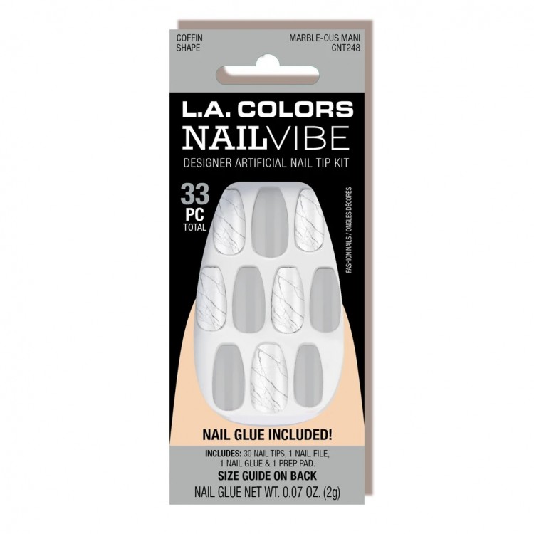 LA COLORS NAIL VIBE DESIGNER ARTIFICIAL NAIL TIP