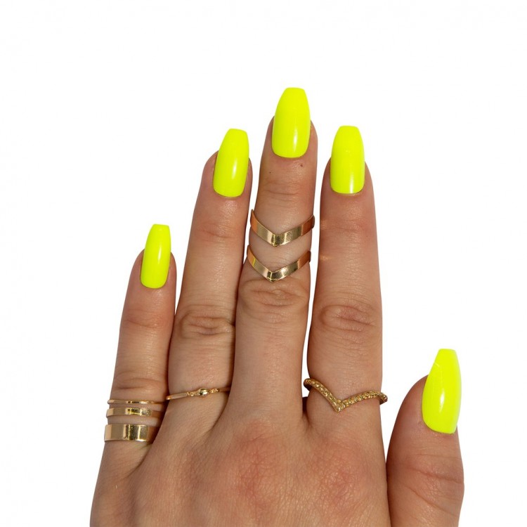 L A COLORS NAIL FRILL NEON ARTIFICIAL NAIL TIP L A COLORS NAIL FRILL NEON ARTIFICIAL NAIL TIP