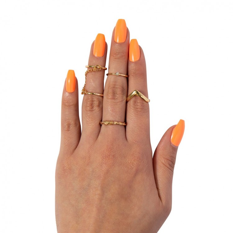 L A COLORS NAIL FRILL NEON ARTIFICIAL NAIL TIP L A COLORS NAIL FRILL NEON ARTIFICIAL NAIL TIP