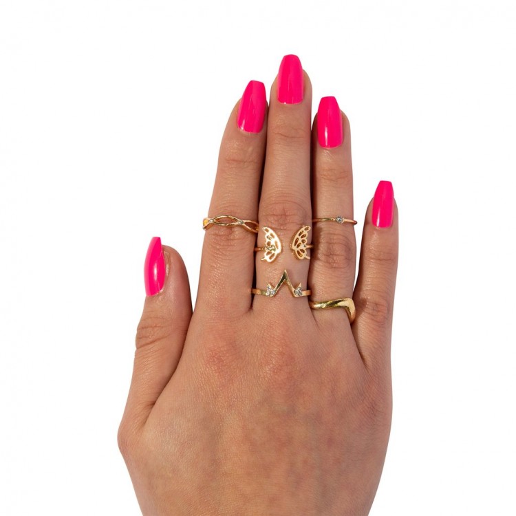 L A COLORS NAIL FRILL NEON ARTIFICIAL NAIL TIP L A COLORS NAIL FRILL NEON ARTIFICIAL NAIL TIP