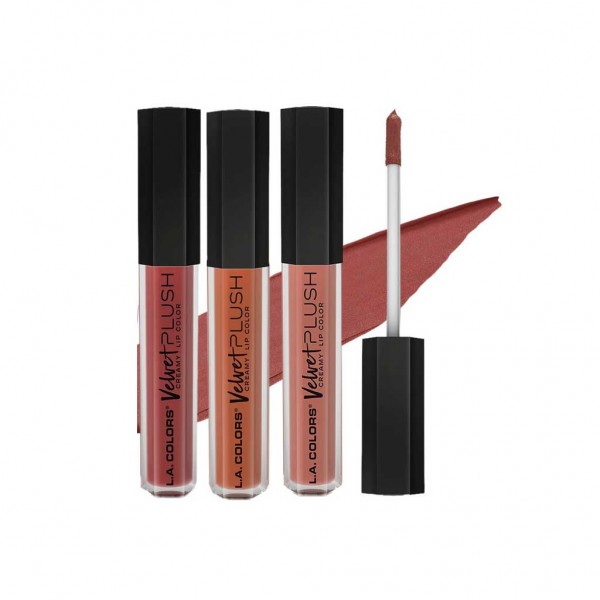 L A COLORS VELVET PLUSH CREAMY LIP COLOR L A COLORS VELVET PLUSH CREAMY LIP COLOR