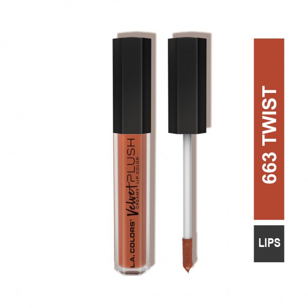 L A COLORS VELVET PLUSH CREAMY LIP COLOR L A COLORS VELVET PLUSH CREAMY LIP COLOR